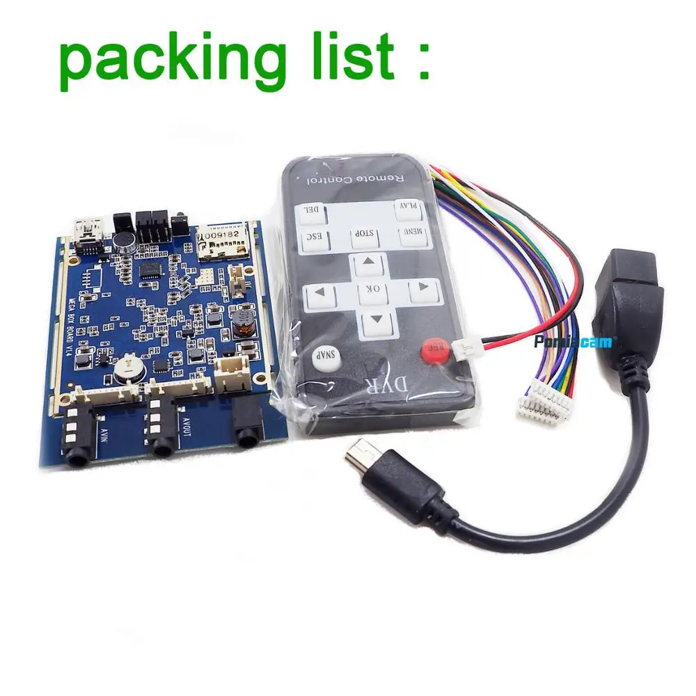 1CH MINI AHD DVR PCB плата 30fps цифровой видеорегистратор безопасности поддержка sd карты 128