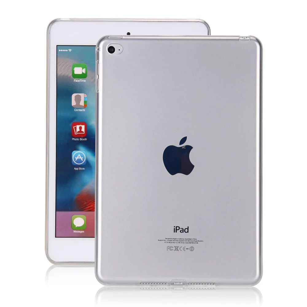 Яркий прозрачный ТПУ Тонкий чехол для iPad Pro 11 9 7 2017 2018 с прозрачной гелевой защитой