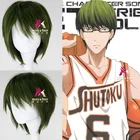 Японский аниме kurokos корзина зеленый парик kuroko no basuke Midorima Shintaro зеленый прямой парик комикс ролевые игры волосы + парик шапочка