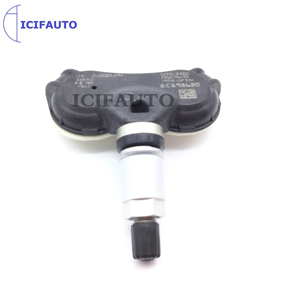TPMS для Kia Rio Sportage Hyundai IX35 Elantra Accent 434 МГц с шиномонтажными гайками типа 52933 3M000