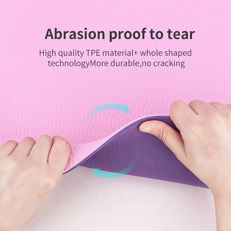 

Timing And Phone Holder Function Yoga Mat Battery Free Exercise Fitness Mat - High Density Non-Slip Workout ,Pilates & Exercises