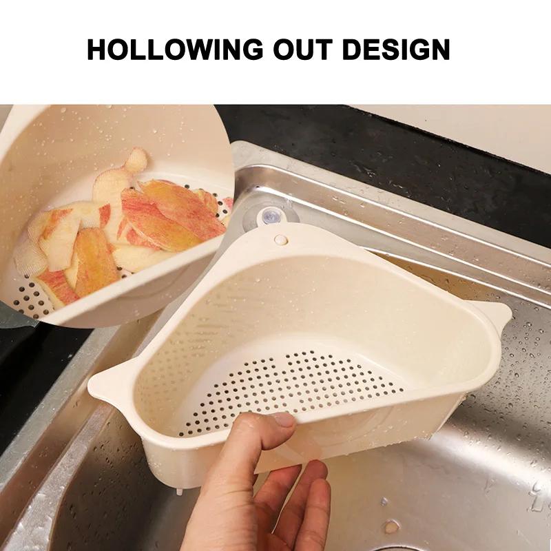 Новинка горячая распродажа триангловидная полка для слива хранения присоска