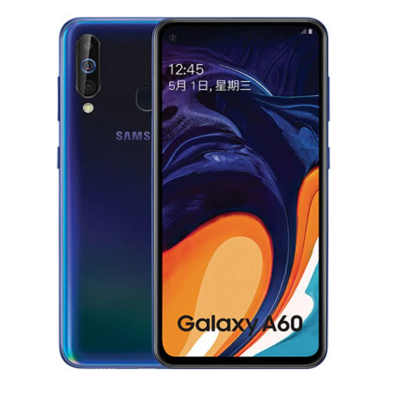 Мобильный телефон Samsung Galaxy A60 A6060 LTE 6 3 дюймовый экран ГБ ОЗУ 128 Гб ПЗУ Восьмиядерный