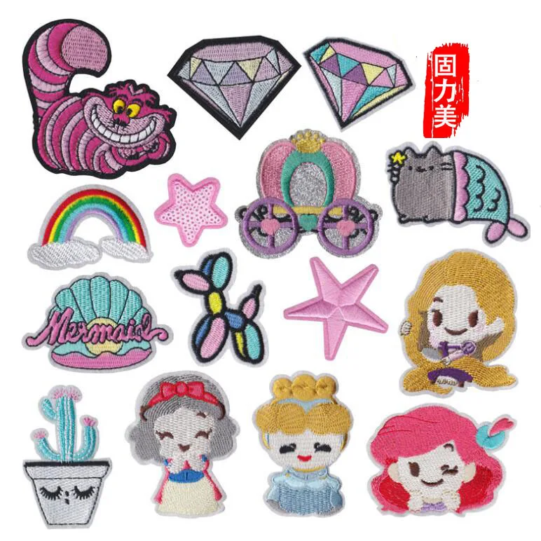 7 шт. пластырь с мультяшным котом КАКТУСОМ звездой бриллиантом маленькой