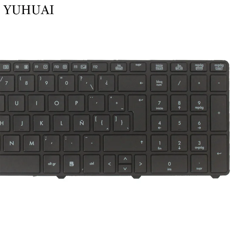 Новая латинская Клавиатура для ноутбука hp EliteBook 8760p 8760w 8770p 8770w LA черная клавиатура с каркасом для ноутбука 628514-161 SG-45300-29A