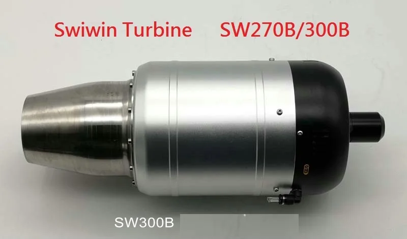 Бесщеточный турбинный двигатель Swiwin SW300B 30 кг | Игрушки и хобби