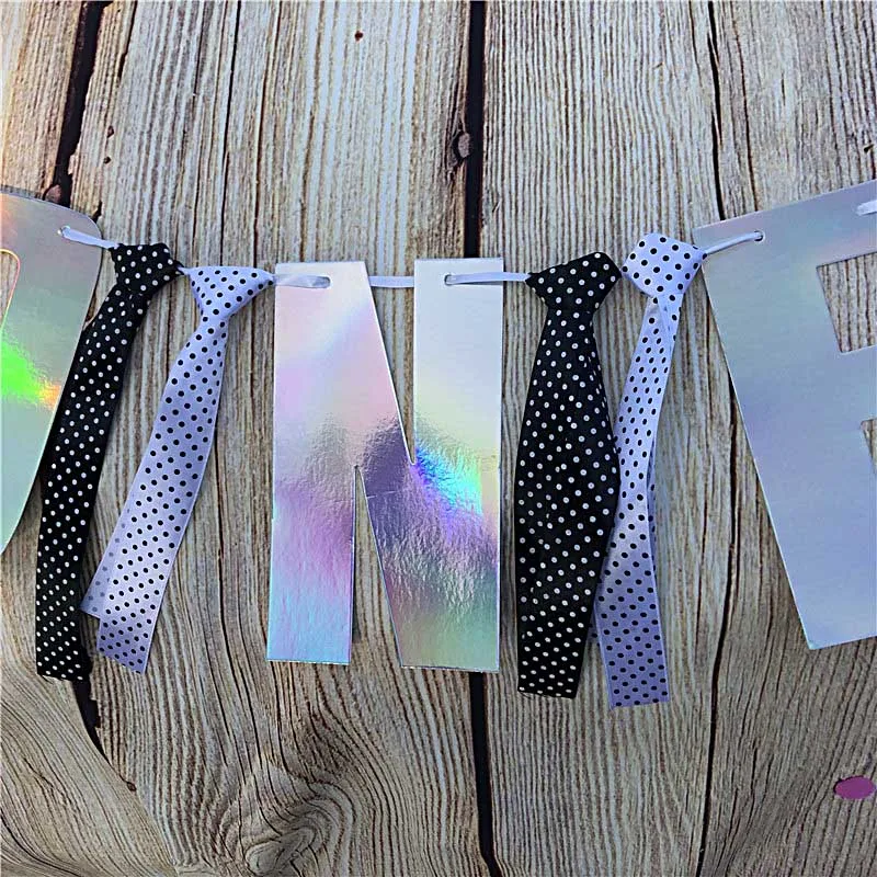 5 м Блестящий один баннер с надписью тканевая гирлянда кисточками для первого дня