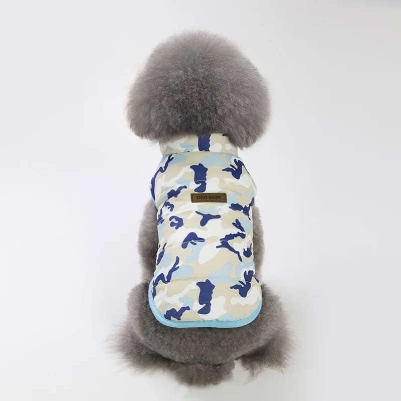 Полиэстер Осень/Зима Одежда для домашних животных собак Камуфляжный