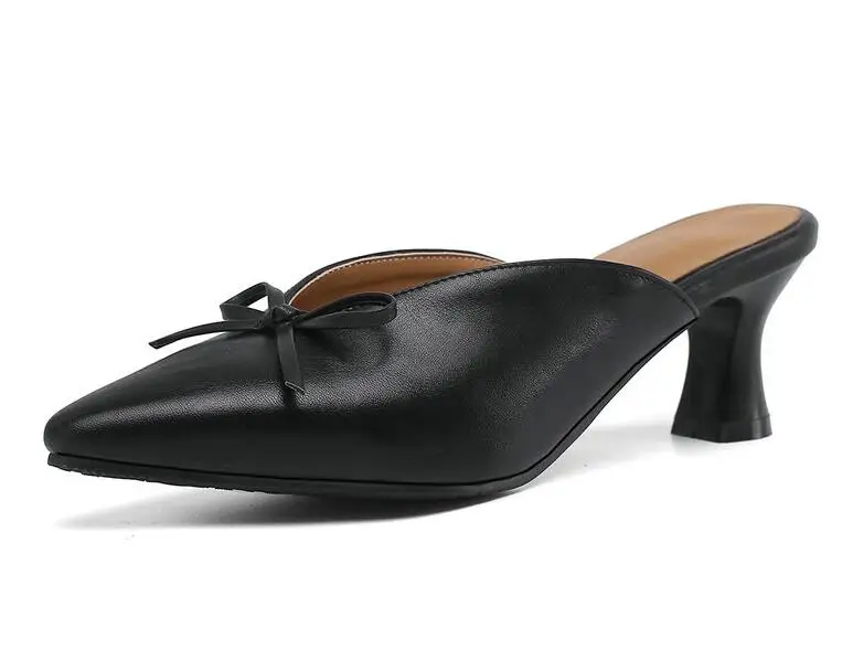 Женские мюли Dousin Partin на высоком устойчивом каблуке элегантные сандалии с