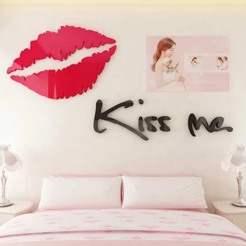 Пара Спальня наклейка на стену романтический Наклейки стены диван фон украшение