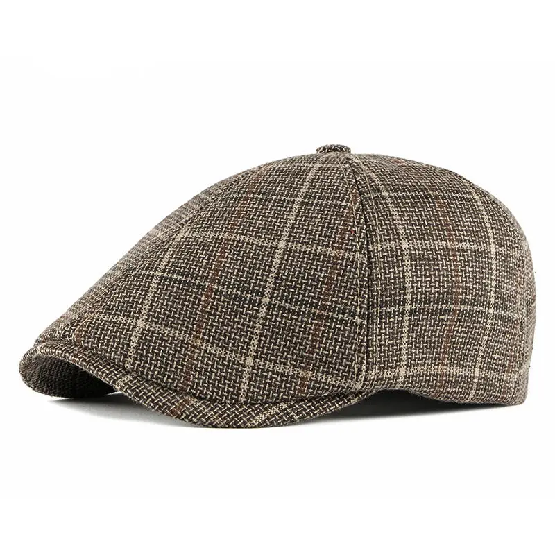 UK мужская плоская кепка берет елочка Newsboy Bakerboy шляпа Gatsby Peaky Blinders Boina Hombre