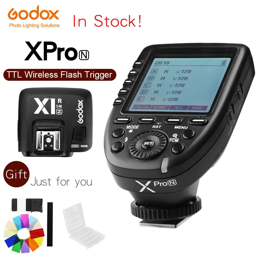 Беспроводной пульт дистанционного управления Godox Xpro-N i-TTL II 2 4G X с приемником X1R-N