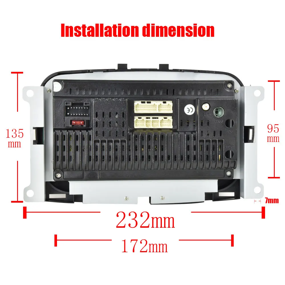 Автомагнитола 2 Din 7 дюймов Android 10 0 Wi-Fi GPS-навигация Автомобильный мультимедийный