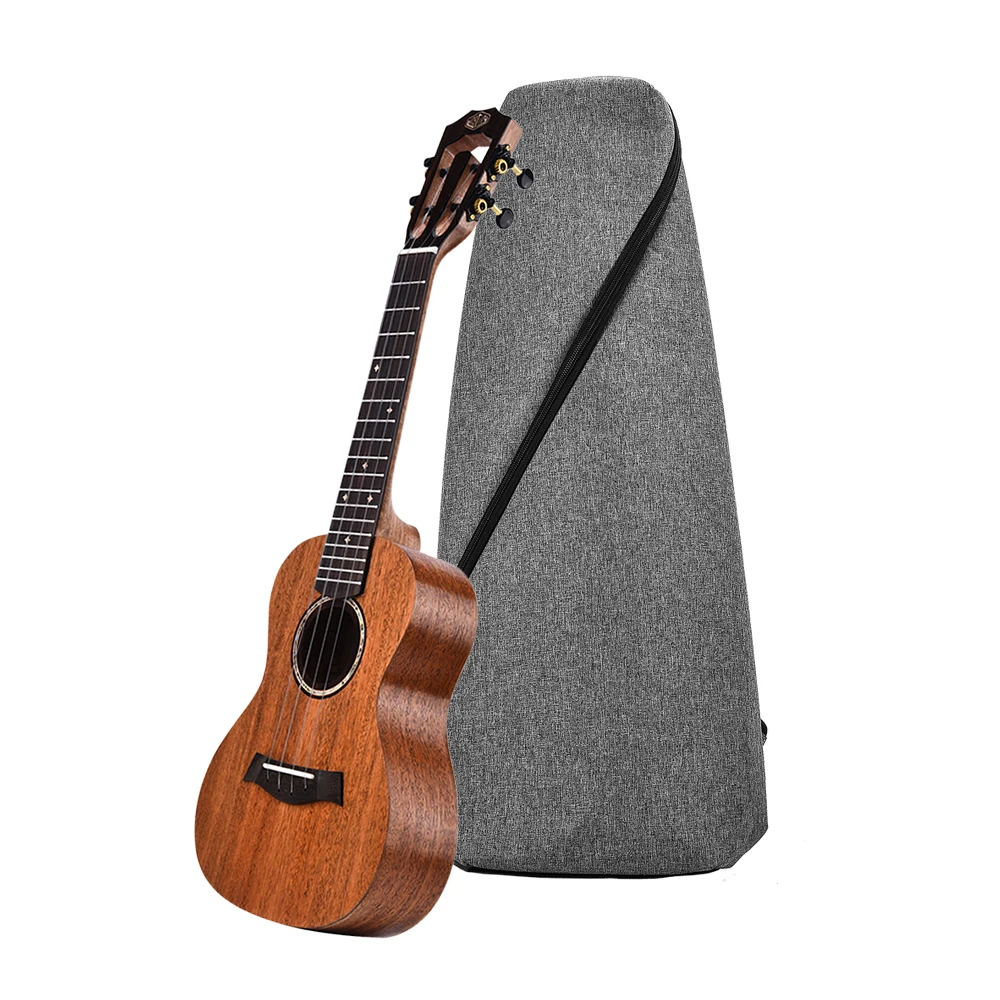 26 дюймов Концерт Гавайская гитара укулеле красного дерева Topboard задняя сторона и