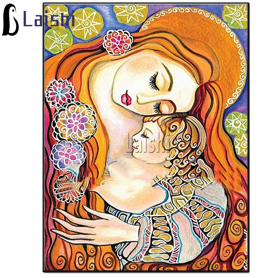 

5D DIY алмазная живопись матери и ребенка Алмазная вышивка продажи религиозные Стразы Алмазная Мозаика Декор для дома