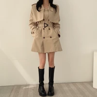 woman clothes a chic retro double breasted trench womens jacket coat lapels womens winter jacket coats woman winter 2021