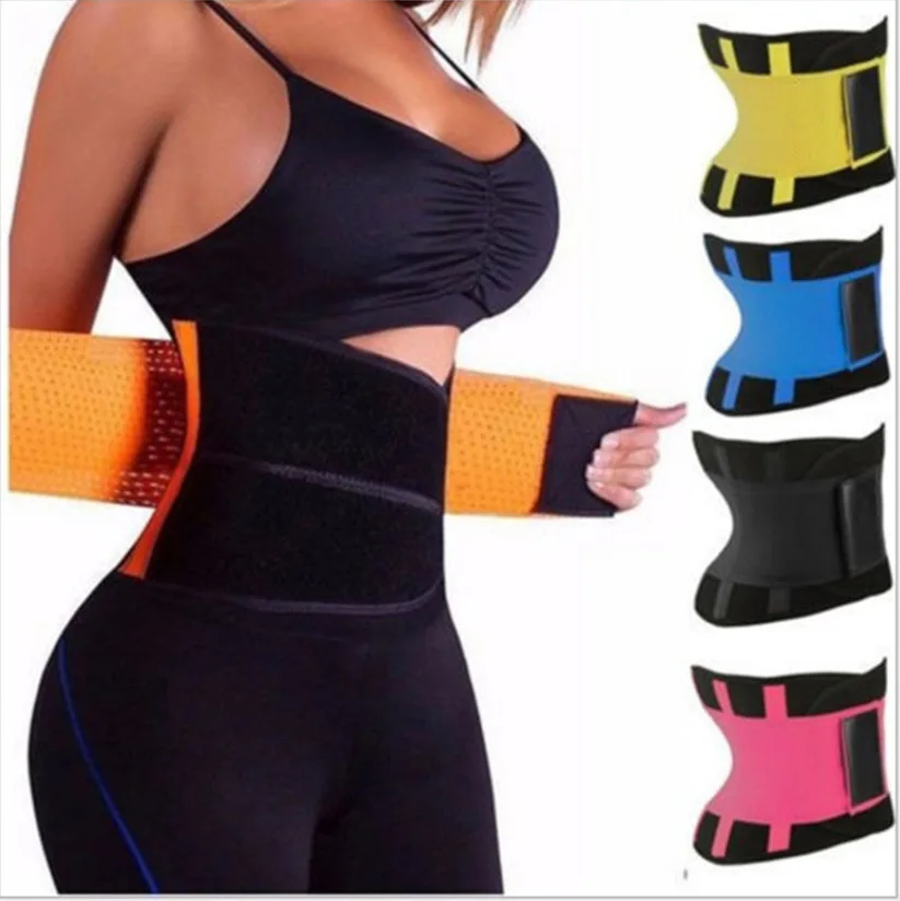 

Fitness Belt 5 Color With Color Box Hot Waist Trainer Body Shaper Cincher Shapewear Trimmer Tummy Slimming Belt