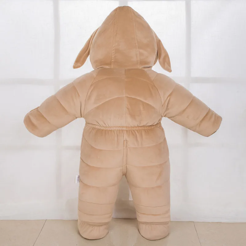 30 degrees cold Winter warm Baby girl Clothes New born Style Baby Rompers Baby Boys Jumpsuits cute Cartoon Infant Overalls