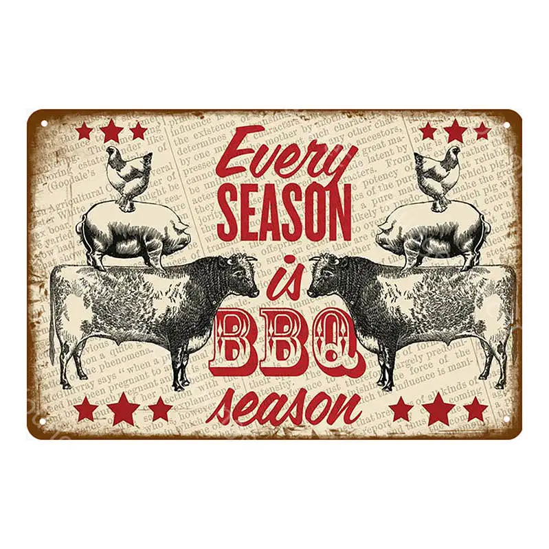 Металлические знаки для хот догов конфеты пироги барбекю искусственное