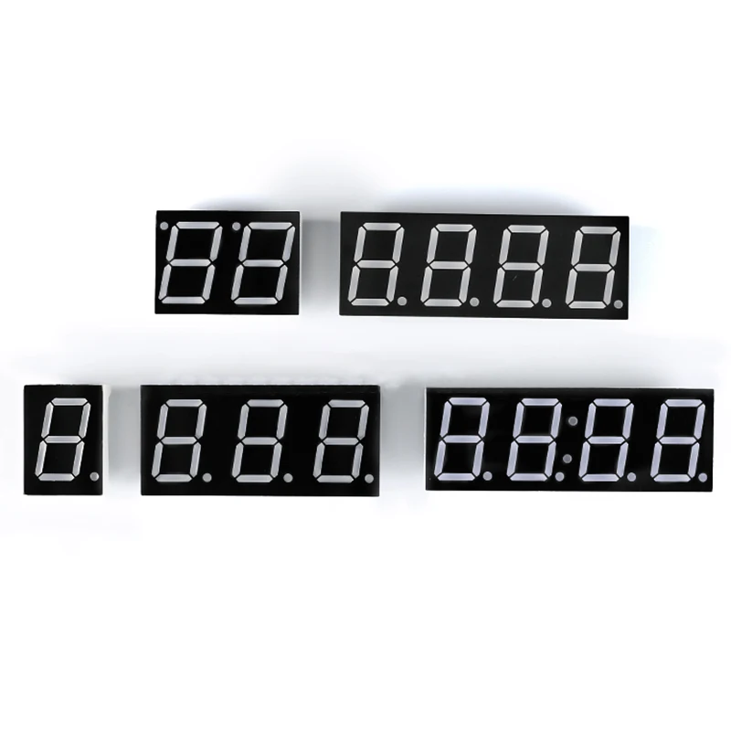 Светодиодный дисплей 0 56 дюйма 2 шт. 7-сегментный 1-битный/2-битный/3-битный/4-битный