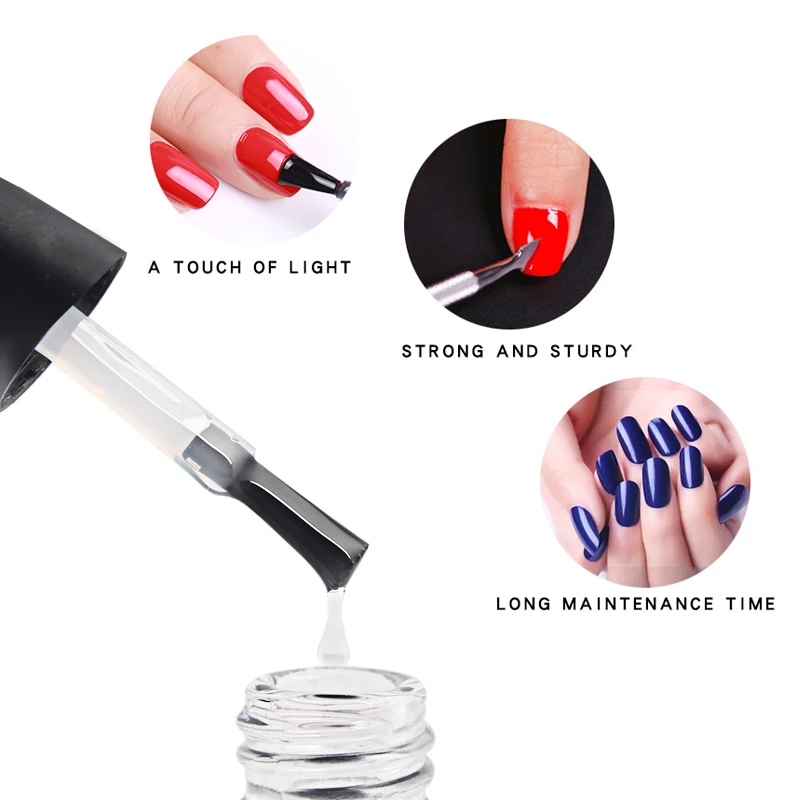 Верхнее покрытие Monika для гель-лака ногтей УФ светодиодный отмачиваемый Новая