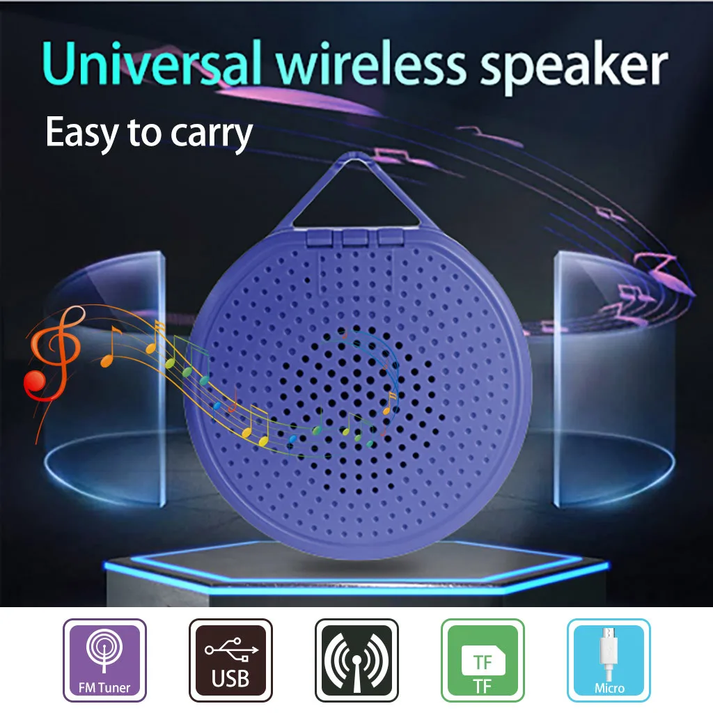 30 # Беспроводная bluetooth колонка HIFI портативный цветной светодиодный светильник