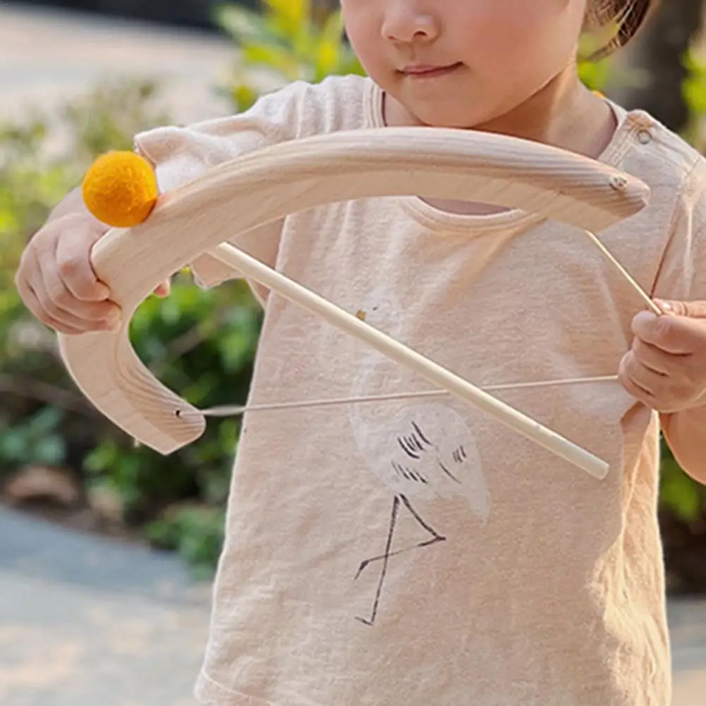 Деревянный Детский Набор для стрельбы из лука и стрел набор улицы помещений