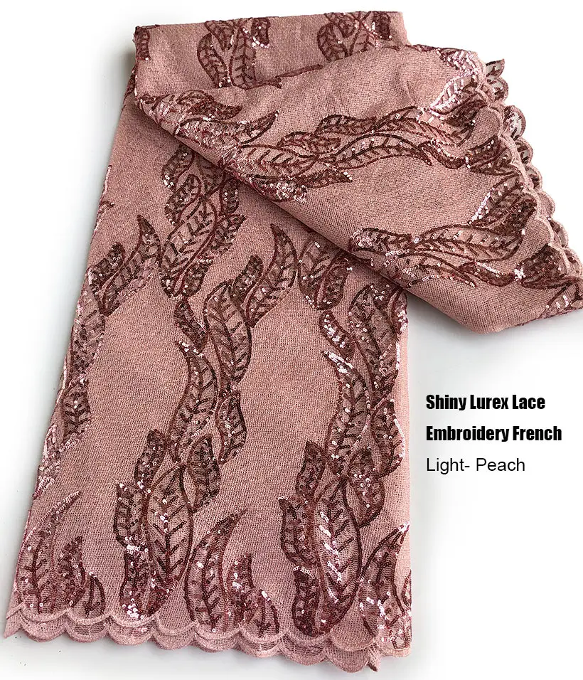 5 ярдов классическая французская кружевная блестящая сетчатая ткань с