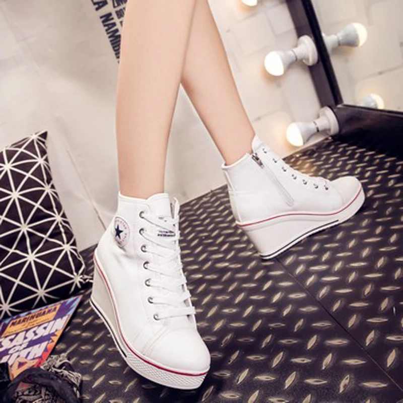 Женские кожаные ботильоны на танкетке со скрытым каблуком Размеры 35 43|Женские