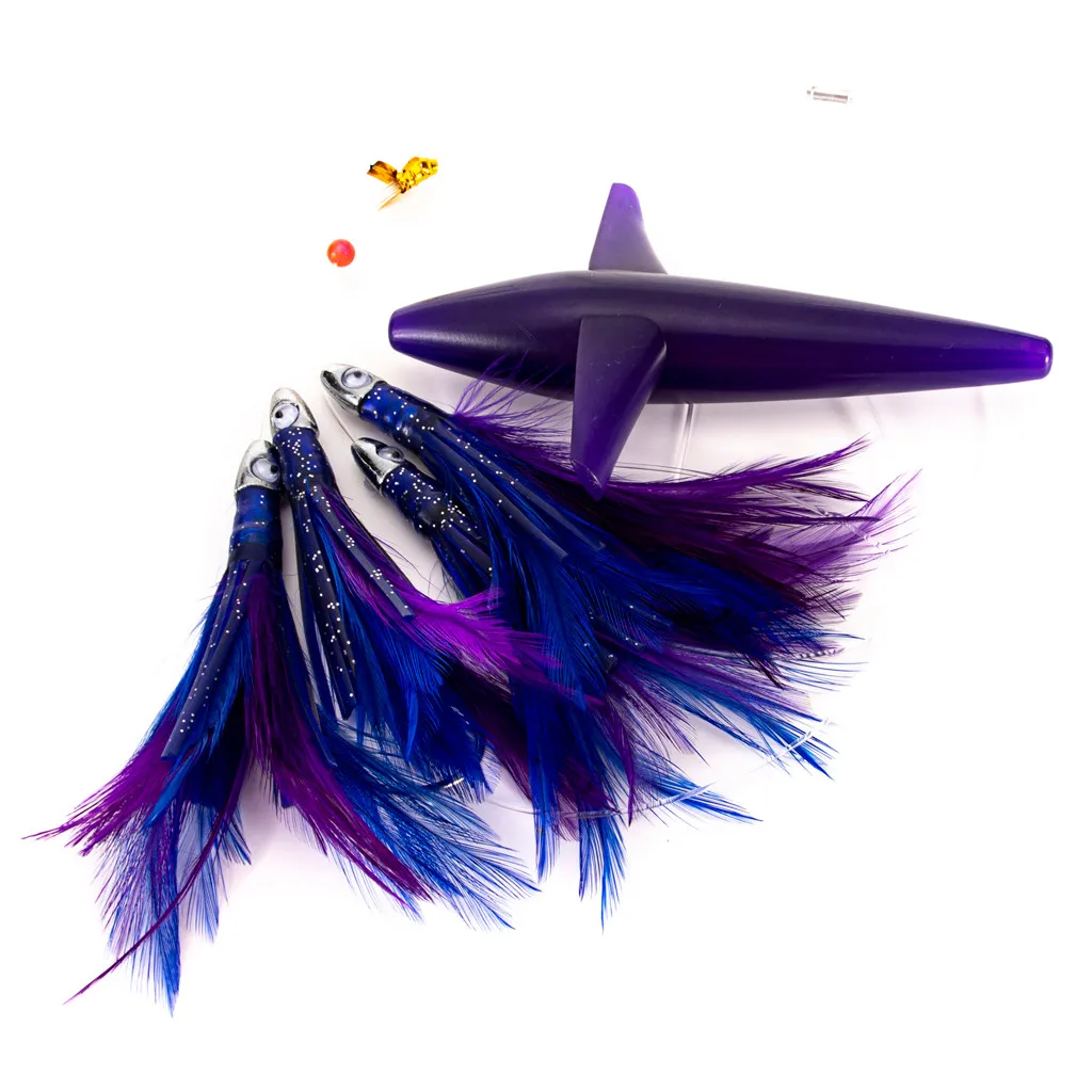 Tuna Feather Lure Tuna Lure Tuna Feather Daisy Chain Teaser Lure For Big Fishing Bait Isca Artificial Fish Accessories#YL10