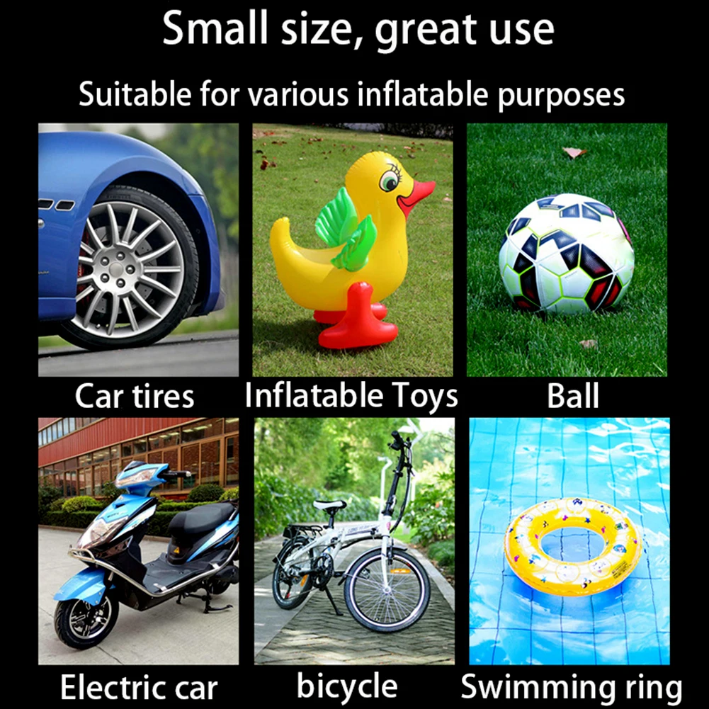 

Portable Car Air Compressor Wireless Tire Inflator Air Pump 150PSI Auto Air Pump for Car Motorcycle Balls LED Light Tire Pump