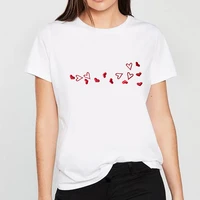2021 new t shirt love feature harajuku ulzzang t shirt femal o neck summer tops 90s girls graphic tee woman clothing