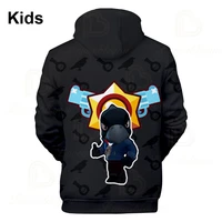 shark leon hoodie sandy and star children kids hoodie shooting game 3d jacket boys girls tops sweatshirt teen clothes