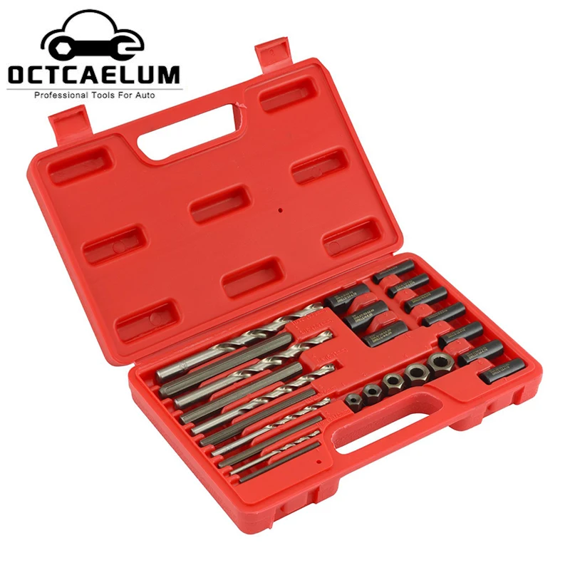 Автомобильный мотоцикл Винт экстрактор дрель Руководство Комплект Сломанные