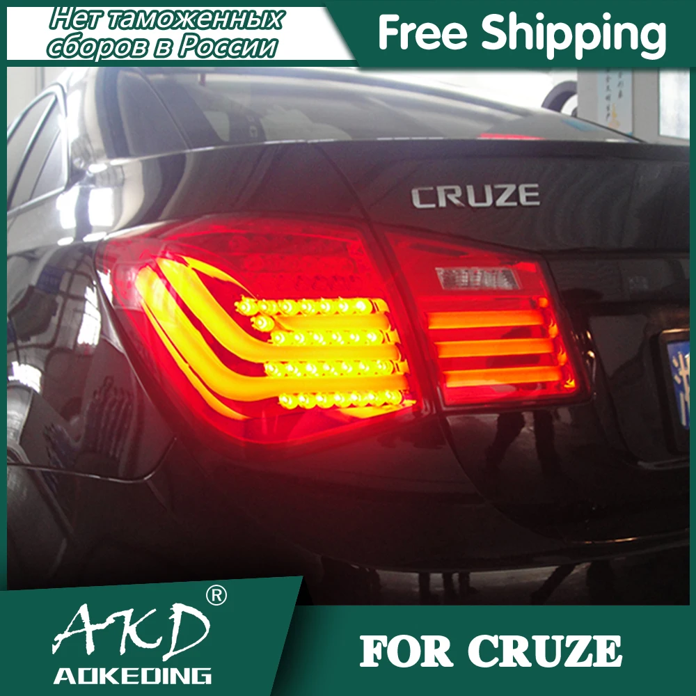 АКД стайлинга автомобилей для Chevrolet Cruze хвост светильник s BMW дизайн 2012