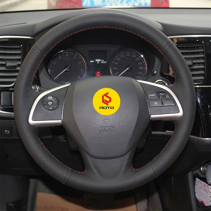 Оплетка на руль для Mitsubishi Outlander 2013 2014 Mirage Tampa do volante carro cubierta del volante|Чехлы руль| |