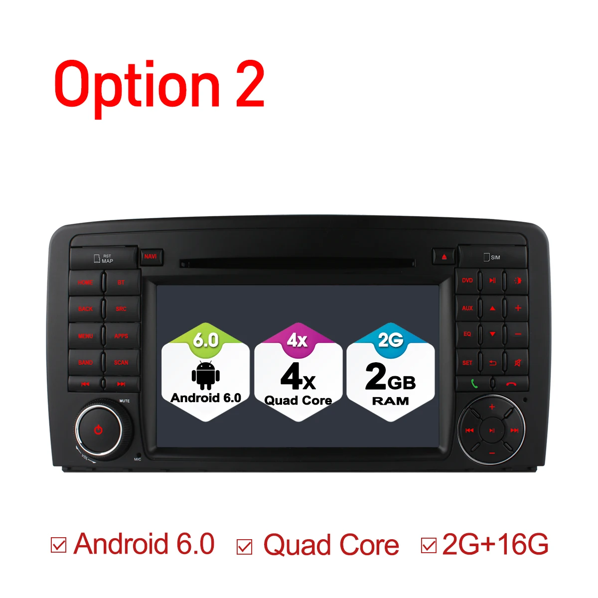 Автомобильный DVD радиоплеер Ownice 4G SIM LTE Android 6 0 Octa 8 Core для Mercedes R Class R500 R300 R320 R350 R280 W251