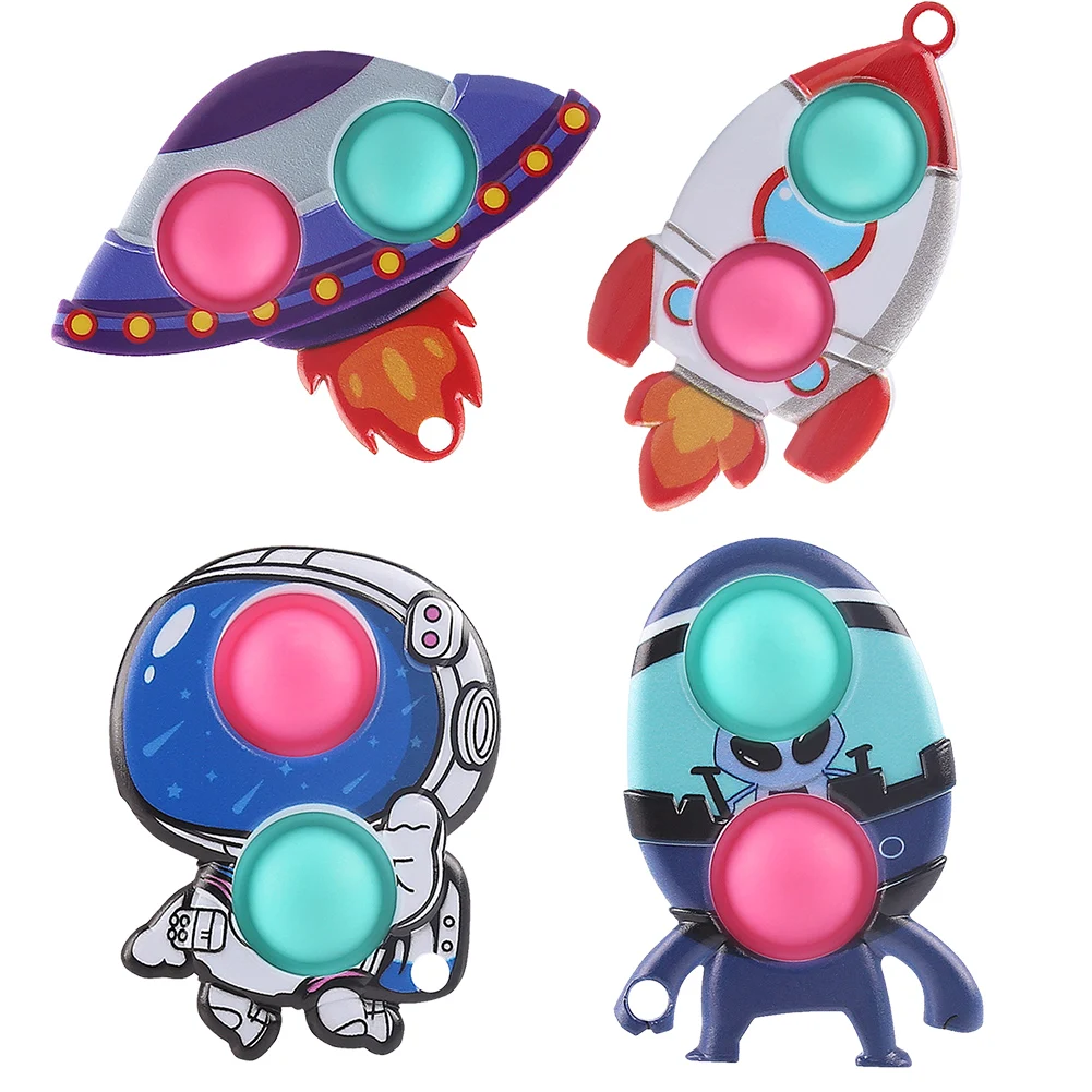 

Silicone Fingertip Bubble Toys Anti-Stress Fidget Toys Stress Reliever Squeeze Crafts Adults Children Sensory Decompression Toy