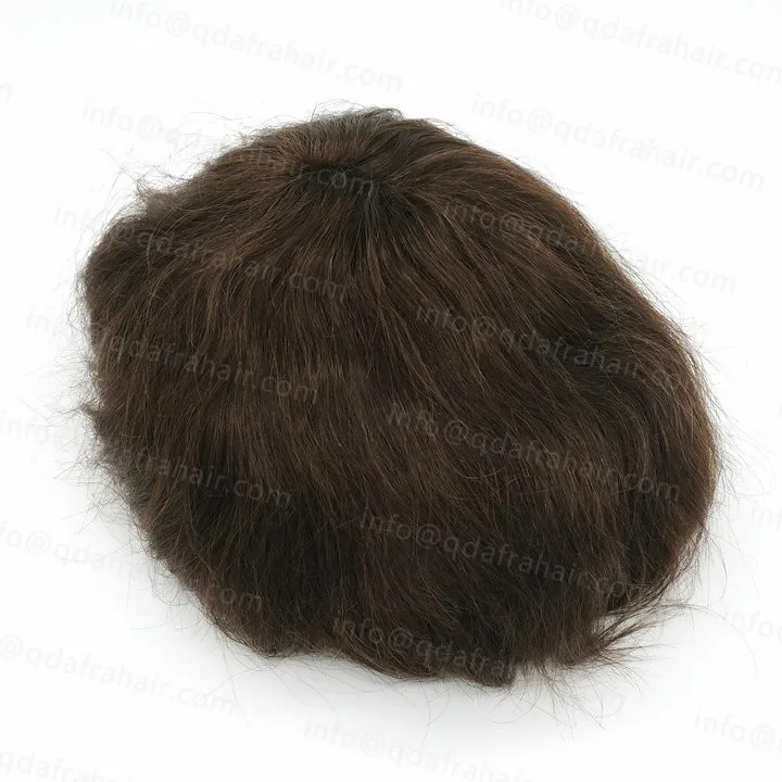 3 # Hstonir индийские волосы remy парик швейцарский шнурок моно парик человеческие волосы заменить мужчин t система для мужчин Тяжелая плотность H046 - Парик Цвет: 3 #