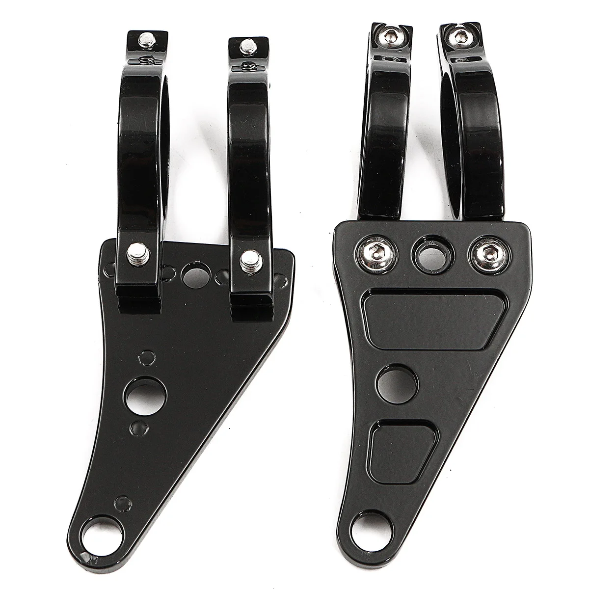 Новинка 1 пара черный 41 мм алюминиевый Монтажный кронштейн фар мотоцикла вилка