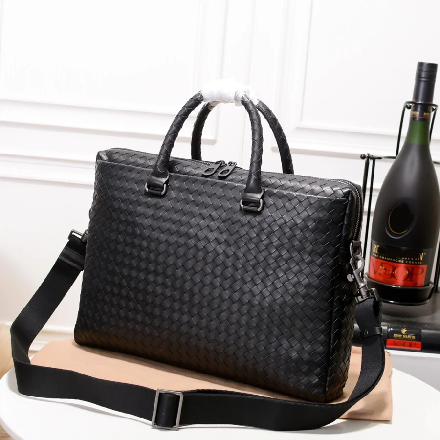 

Men's bags, business briefcases, diagonal bags, leather laptop bags, cowhide leather woven briefcases, business men's handbags