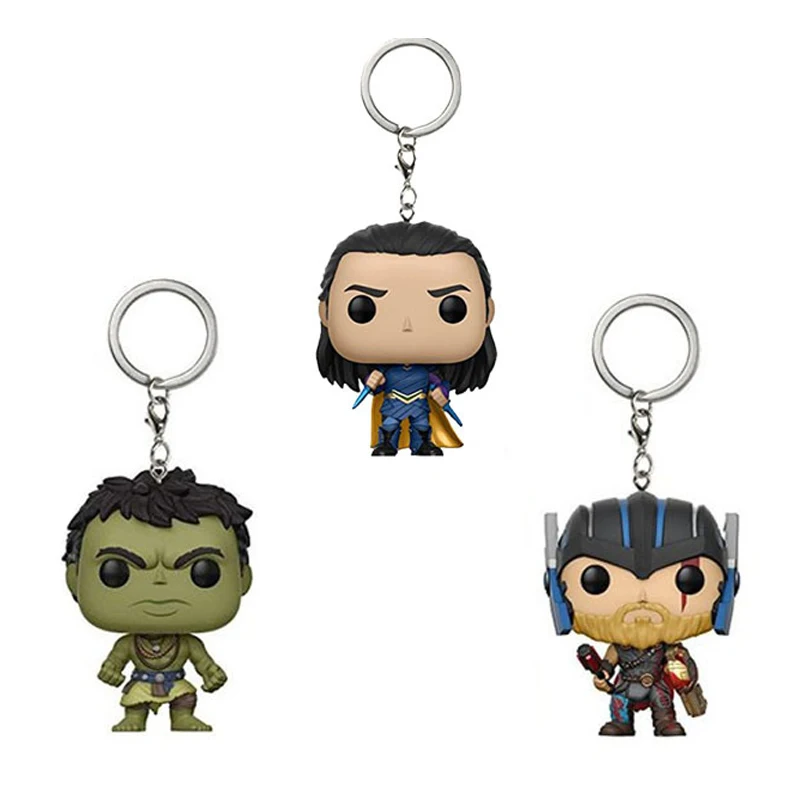 Карманный Брелок Марвел Тор &quotХалк&quot &quotЛоки виниловые фигурки игрушки Фигурки