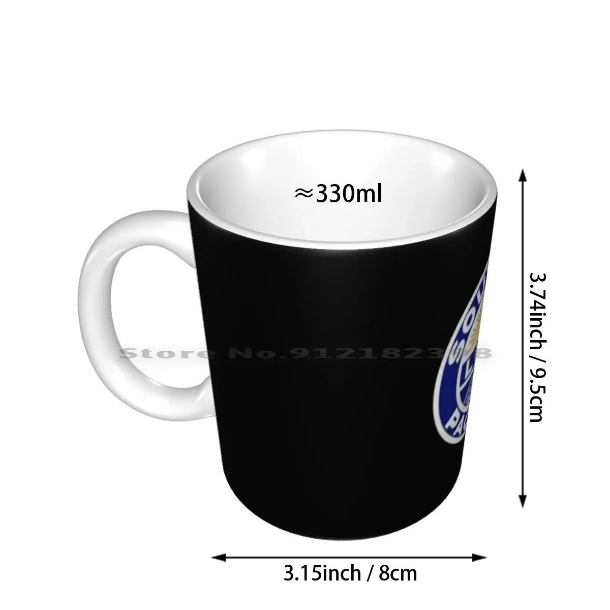 Vintage Southern Pacific Lines Railroad Ceramic Mugs Coffee Cups Milk Tea Mug Railway Rail Rails Rr Track Tracks Train | Дом и сад