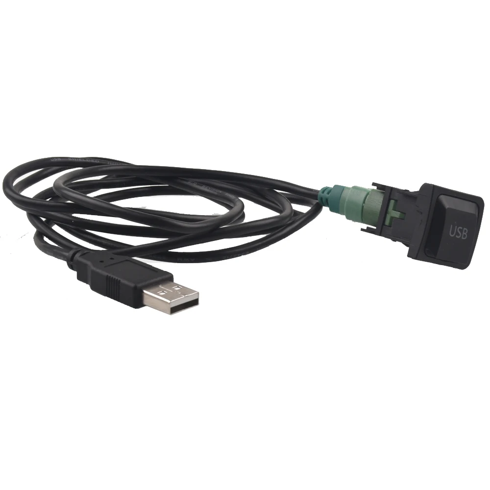 DIY Автомобильный USB-адаптер аудио USB-кабель переключатель для Volkswagen VW Golf MK5 MK6 VI 5 6