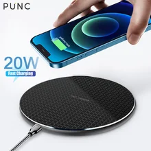 20W QI Wireless Charger Pad For iPhone 11 Xs Max X XR 8 Plus Fast Charging For Samsung Note 9 Note 8 S10 Quick Induction Charger