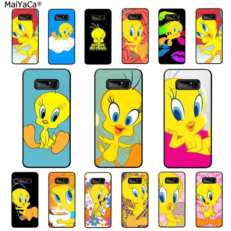 MaiYaCa мультфильм твиаж птица оболочка чехол для телефона Samsung Note 3 4 5 7 8 9 galaxy A50 A70 J7