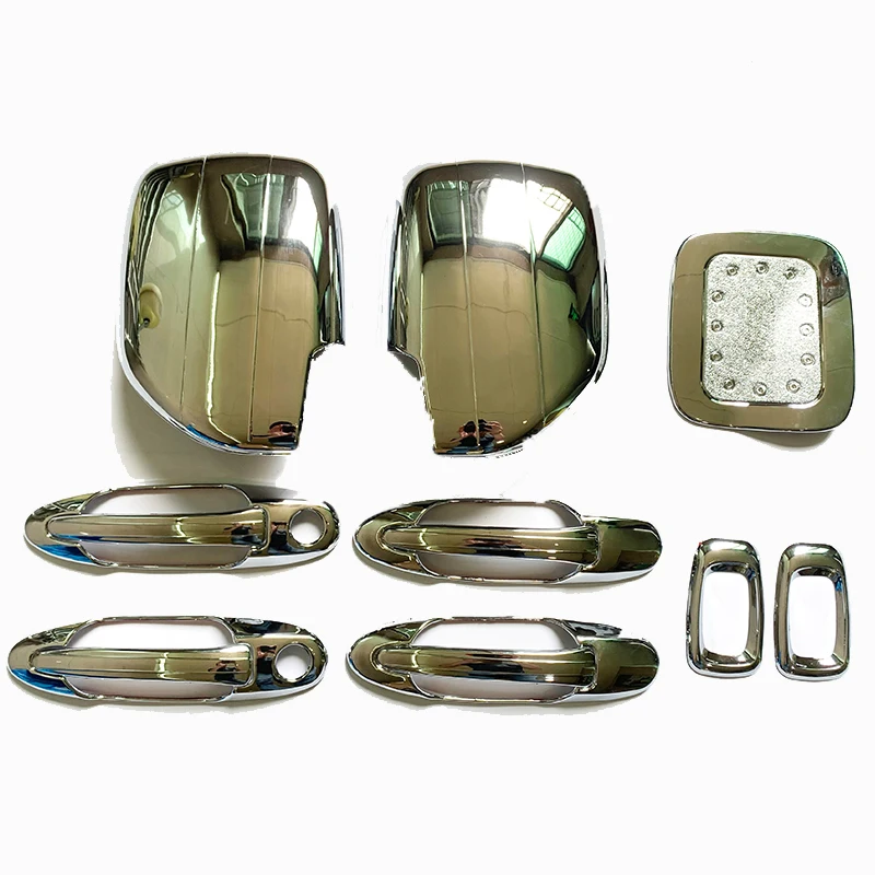 13 шт. хромированные накладки на дверную ручку для Toyota Land Cruiser 100 Lexus LX470 1998 2003 2004