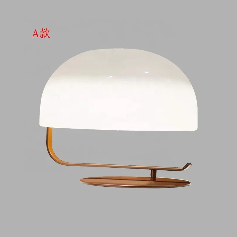 Современный стеклянный светильник декоративный настольная лампа с железной