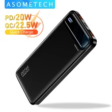 Power Bank 20000mAh PD Type C Fast Charge Powerbank 10000mAh External Battery Portable Charger PoverBank for iPhone 12 11 Xiaomi