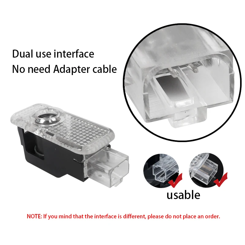 Светодиодная лампа-эмблема с логотипом 4х светильник Подходит для автомобилей A1